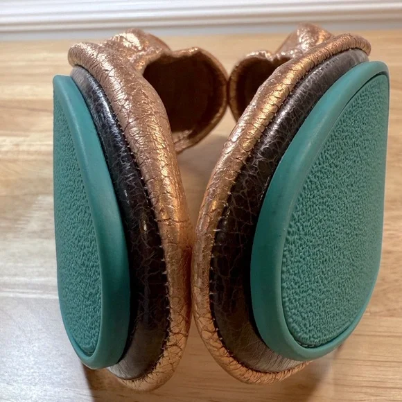 Tieks Rose Gold Glam with all Accessories EUC size 7 - Picture 6 of 10